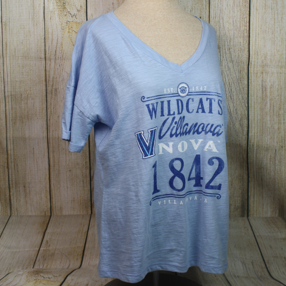 NCAA Villanova Wildcats Ladies V-Neck Top NWT - Picture 2 of 5